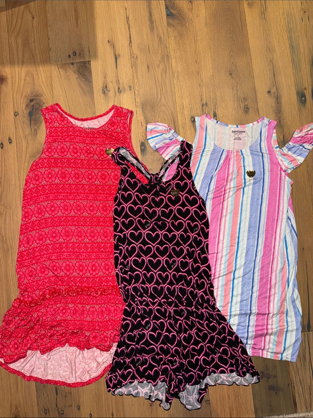 3 Juicy Couture Girls Sets Dresses/Romper 12